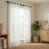 Gordijnen Inbetween - Ringen - Off White