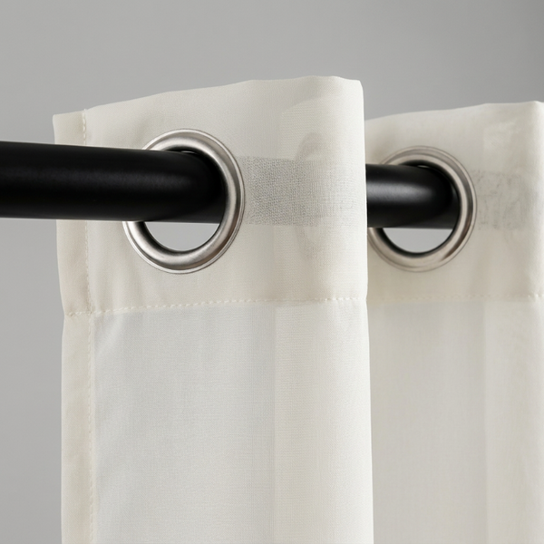 Gordijnen Inbetween - Ringen - Off White