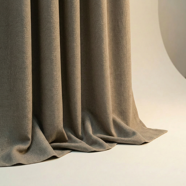 Gordijnen 100% Verduisterend - Ringen - Beige