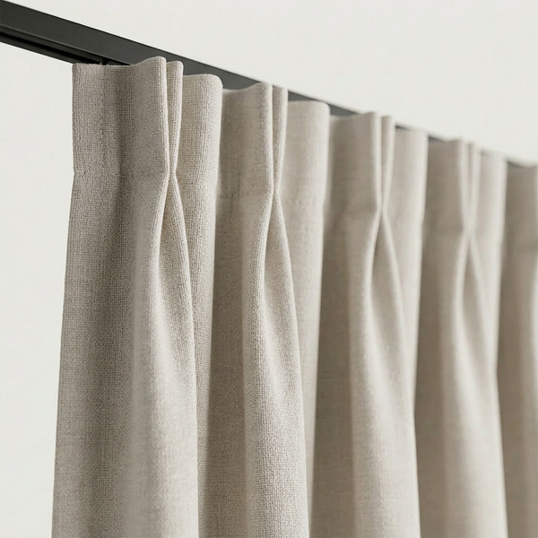 Gordijnen Linnen Look - Haken - Off White