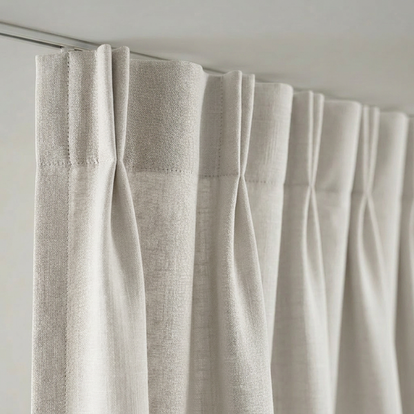 Gordijnen Inbetween - Haken - Off White