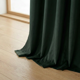 Gordijnen Velvet Verduisterend - Haken - Groen